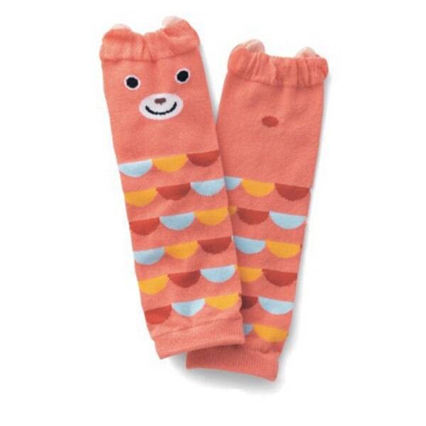 Cartoon Air Conditioning Baby Leg Warmers Baby Boys Girls Toddler knee-length Striped Leg Warmer Y13: Orange