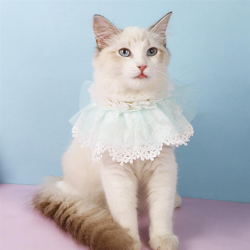 Dorakbite 1pc Cat Lace Collar Cute Fashion Pet Lace Bandana Princess Cat Costume per gatti forniture per animali accessori per abbigliamento