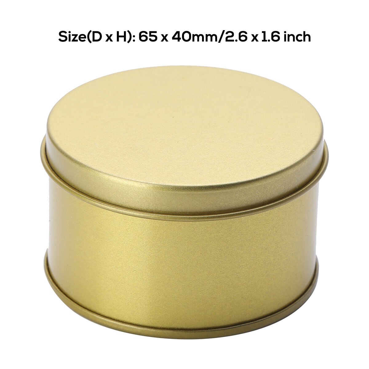 5 st diy runda metallburkar aluminiumburkar med lock resebalsam kosmetiska provbehållare ljus godis förvaringsorganisator