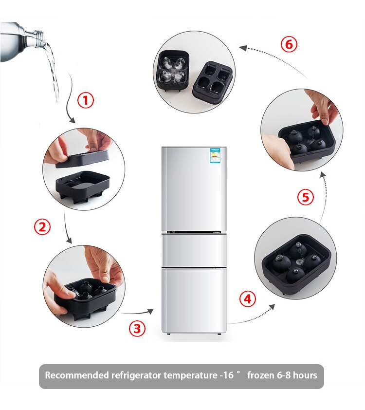 Silicone Bones Head Ice Mold Skull Head Ice Mold for Whiskey Home Bar Drinking Ware Cake Candy Mold