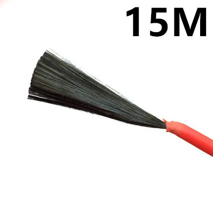 Cable calefactor de fibra de carbono de silicona, 12K, 33ohm, cable calefactor para suelo, cable calefactor eléctrico de: 15M