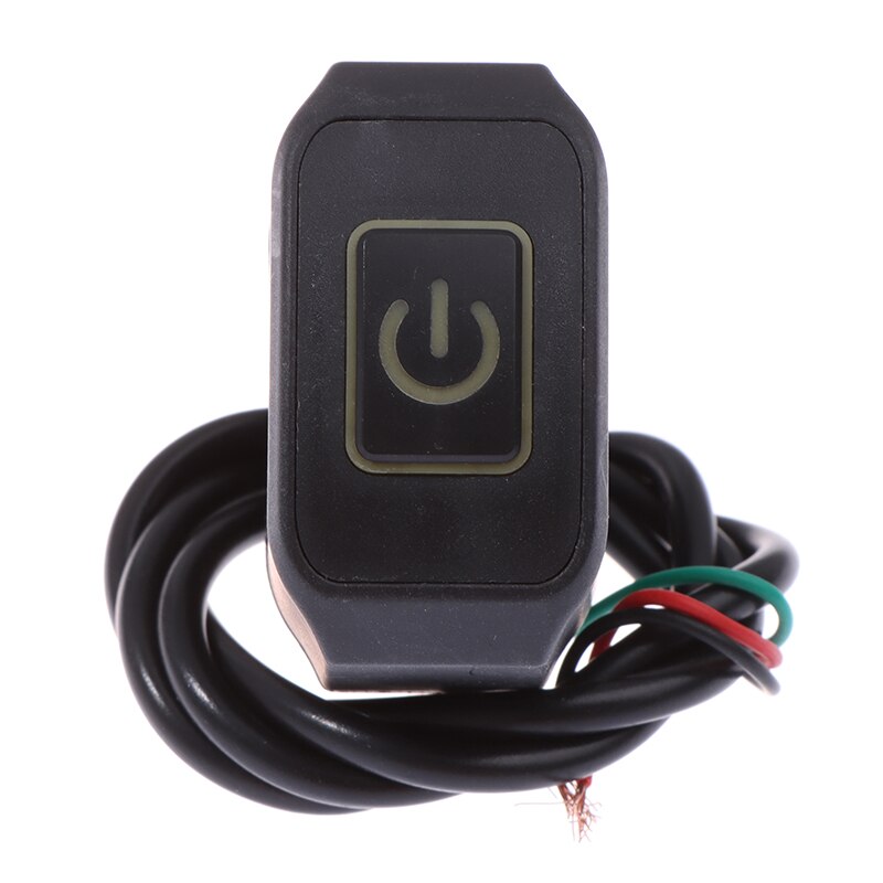 22mm 7/8 & #39 ;& #39 ; motorcykel styr switch øjeblikkelig knap til elektrisk star kill vandtæt kontrol kontakt knap med led lys: Gul