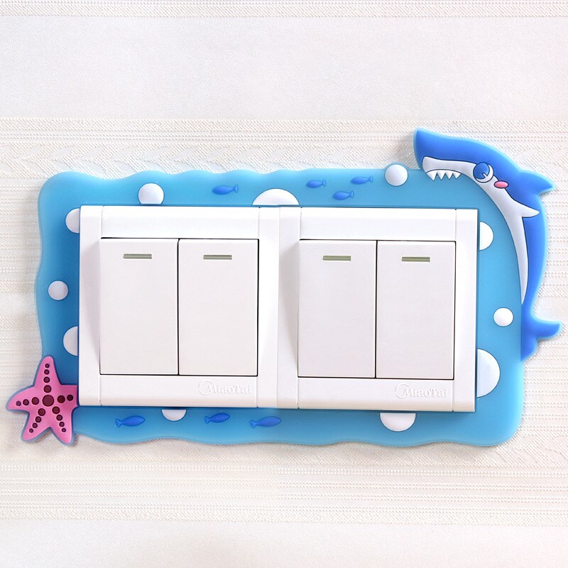 Position Indication Luminous Switch Decoration Sticker: OCEAN TWO SWITCH