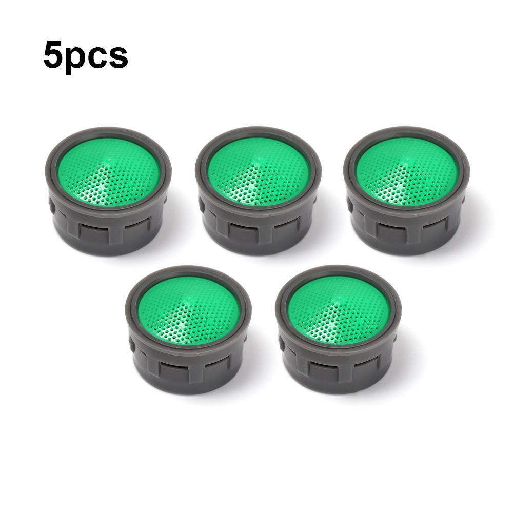 1/2/5 Stuks Kraan Beluchter Vrouwelijke Draad Mondstuk Filter Waterbesparende Adapter Abs Bubbler Binnenkern Badkamer Keuken Kraan Onderdelen: Rood