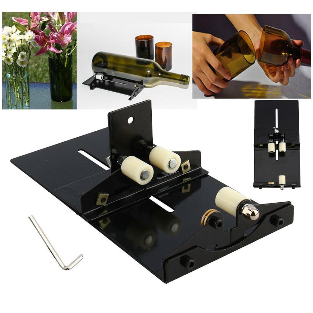 Glass Cutter Glass Bottle Cutter Cutting Tool Square and Round Wine Beer Glass Sculptures Cutter for DIY Glass Cutting Machine