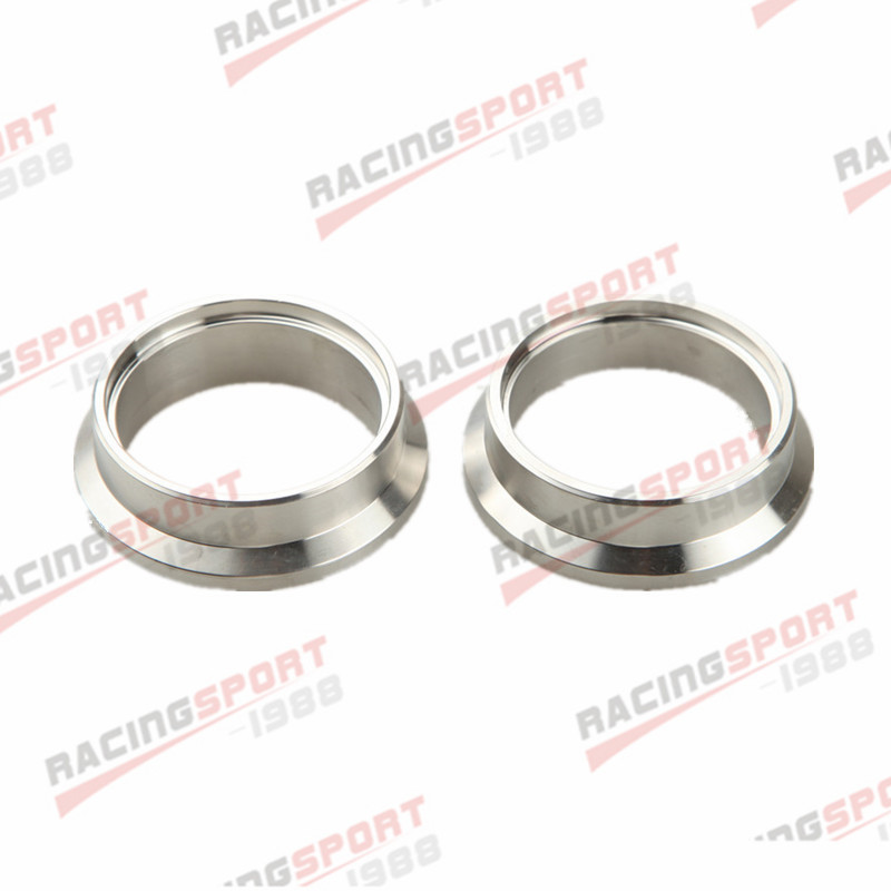 2" Inch Self Aligning Male/Female V-Band Vband Clamp Stainless Steel Flange Kit