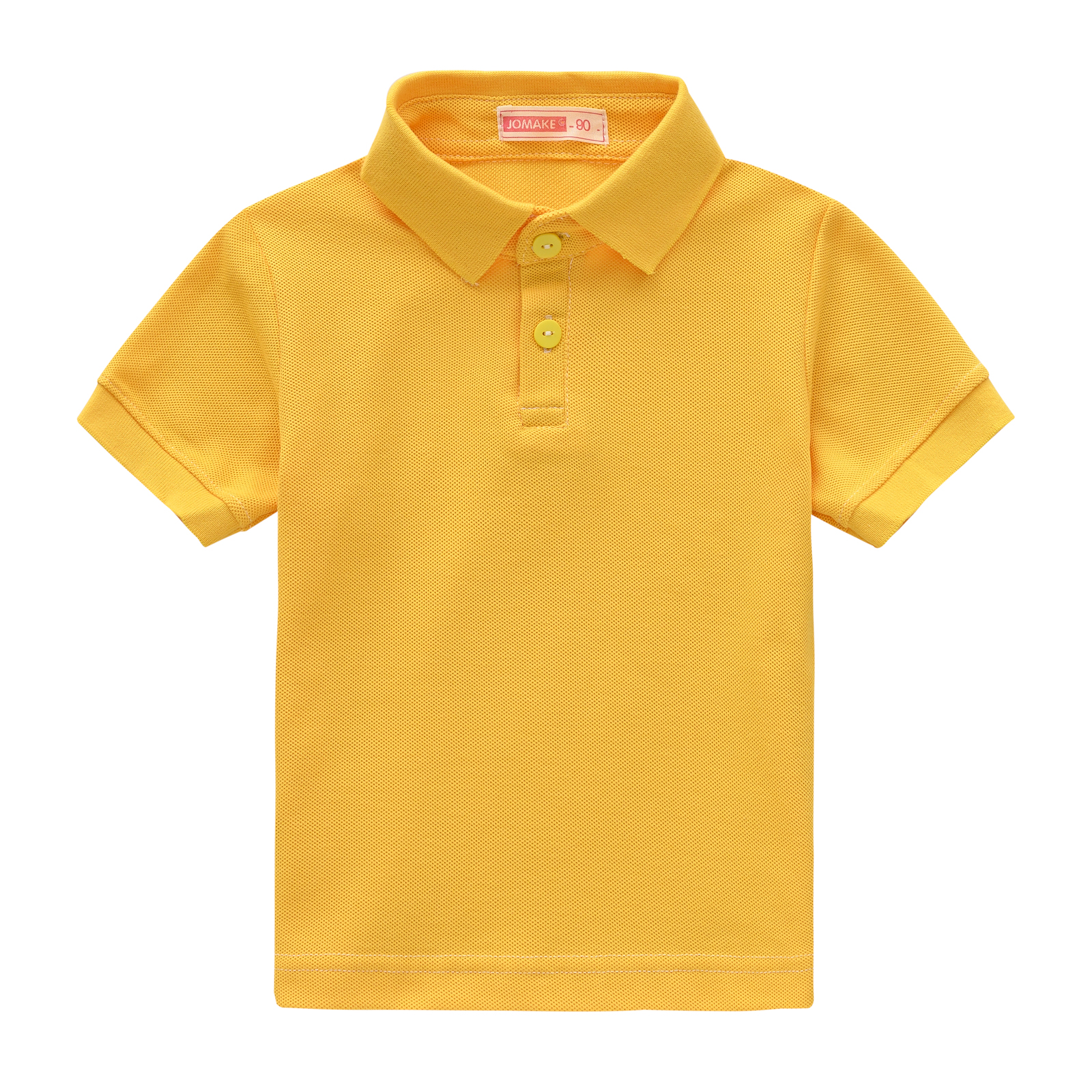 POLO informal de clásico para niños, ropa ligeramente elástica para primavera y verano, interiores y exteriores: YELLOW / 9 años