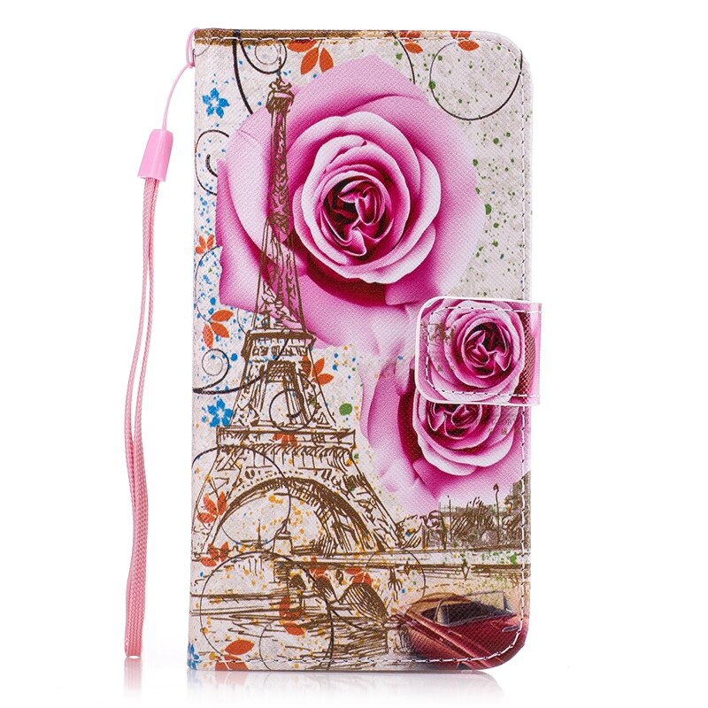 Funda de cuero con tapa para Huawei, carcasa suave tipo billetera para Huawei Y5 II 2 Y5II / Y6 ii Compact CUN-U29 CUN-L21, Honor 5A CUN-L01 CUN U29 L21: Tower