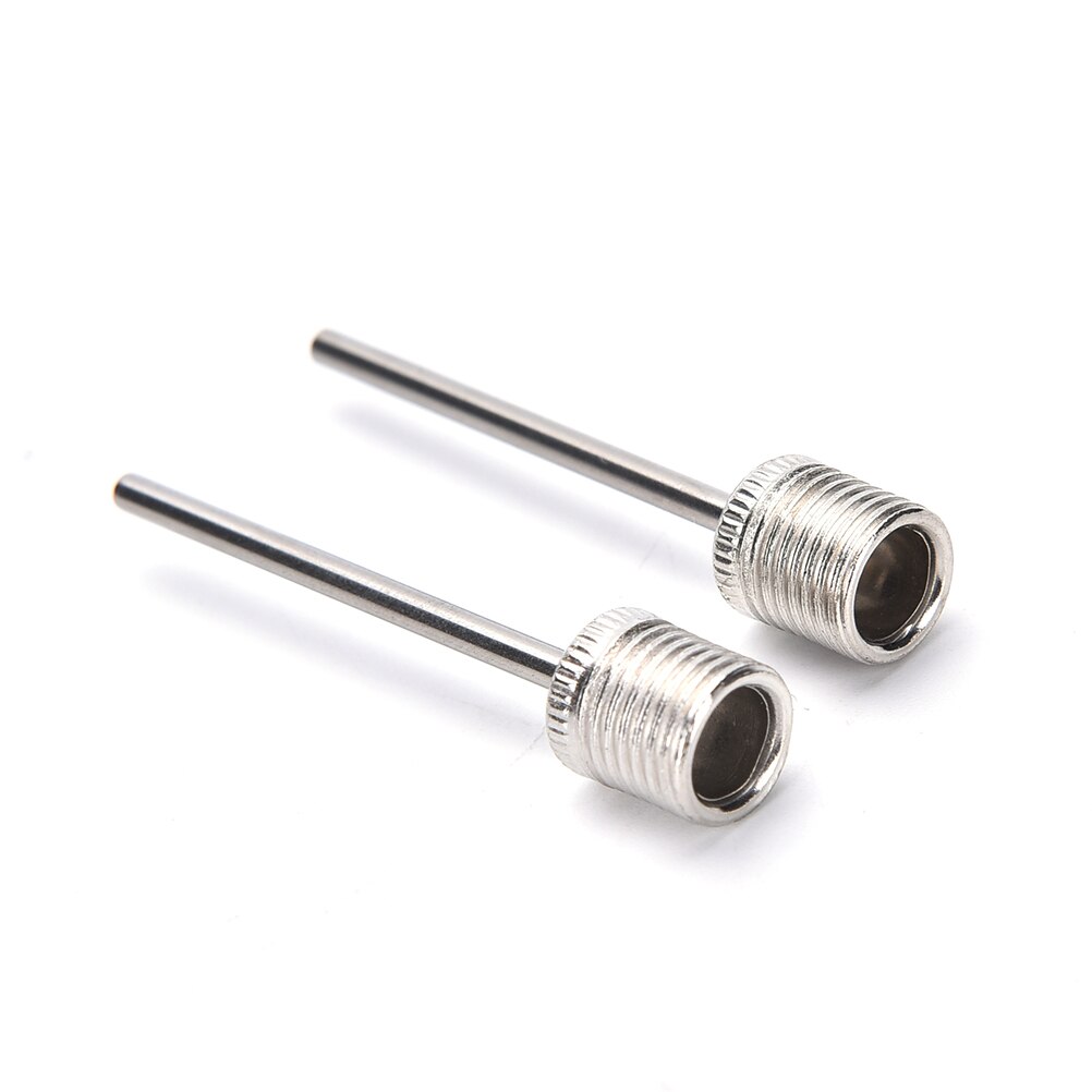 10Pcs Stainless Steel Basketball Pump Needle Outdoor Sports Football Soccer Silver Ball Inflating Air Valve Adaptor Pin Needle