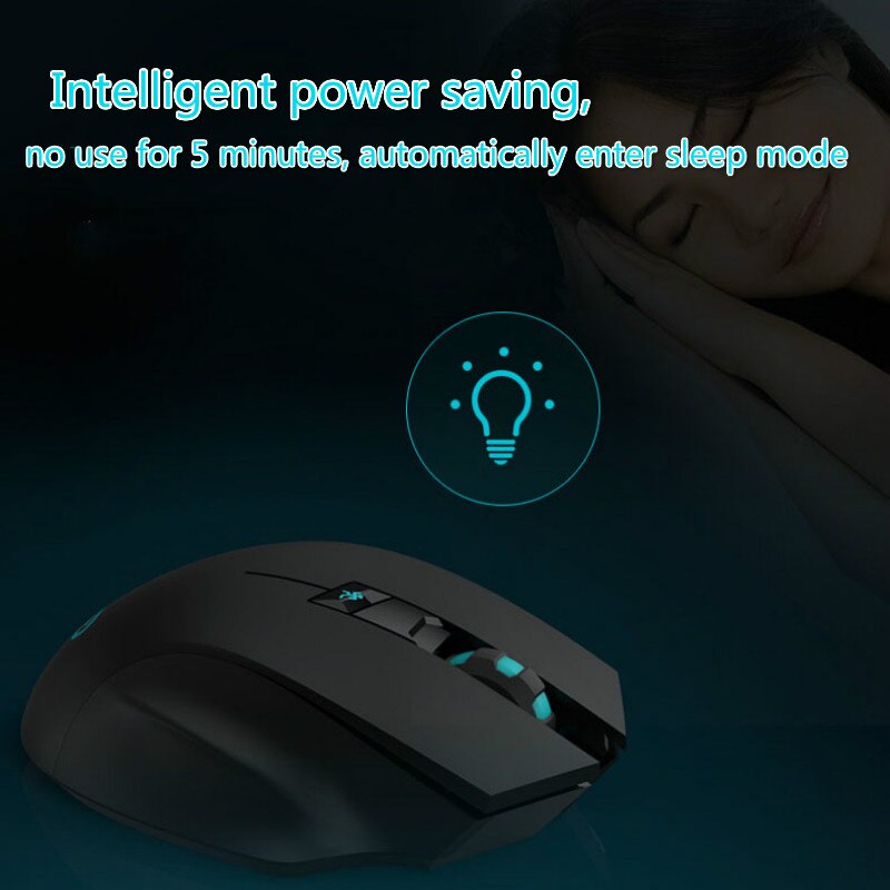 250Hz Professionele Draadloze Gaming Muis 2400Dpi Usb Muis Verstelbare Optische Computer Muis Ergonomische Muizen Voor Laptop Pc Muis