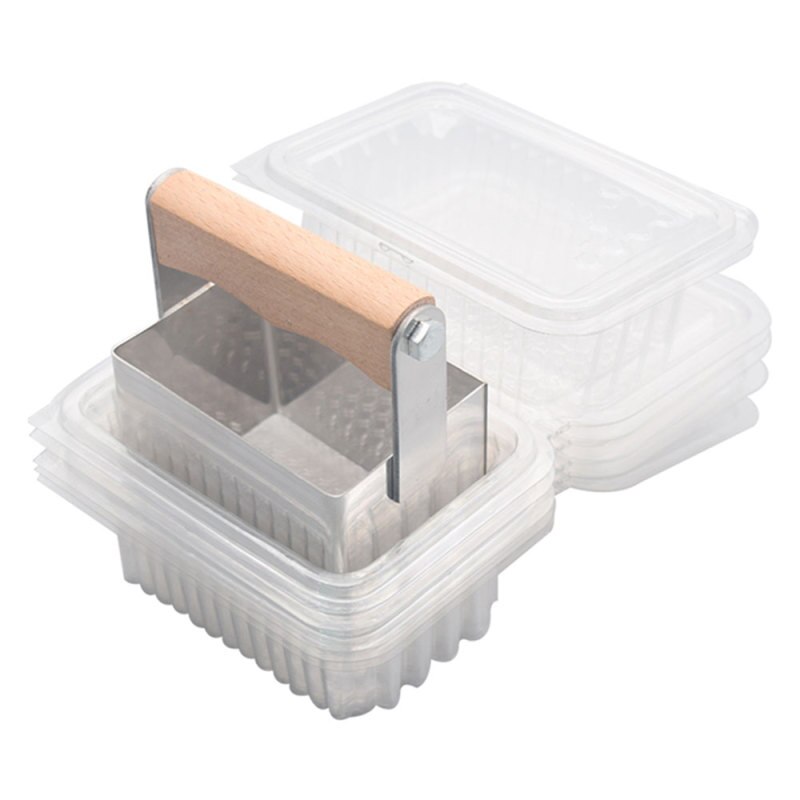 6CM*9CM Stainless Steel Honey Comb Square Cutter Comb Honey Cutter for Honey Beekeeper Bee Honey Tool