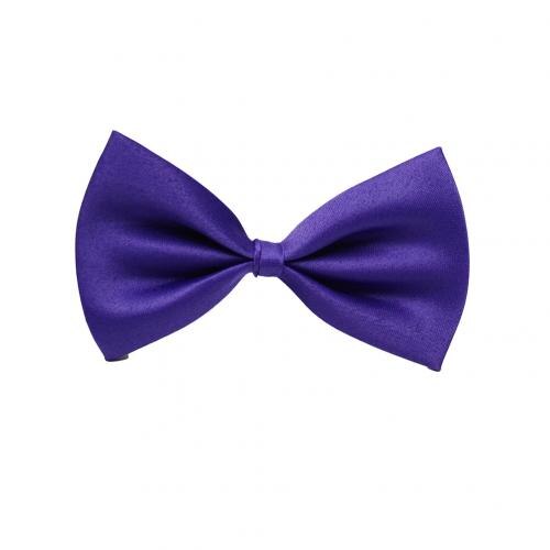 Ensfarvet baby kids slips justerbar slips bowtie fest fotografering rekvisitter jakkesæt slips til baby dreng pige: Mørke lilla