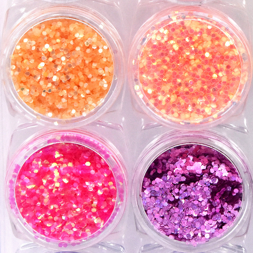 Verschillende Maten Vormen Mermaid Tranen Kleur Shift Glitter Persuasion Kleur Shift Glitter 12 Stuks In Set