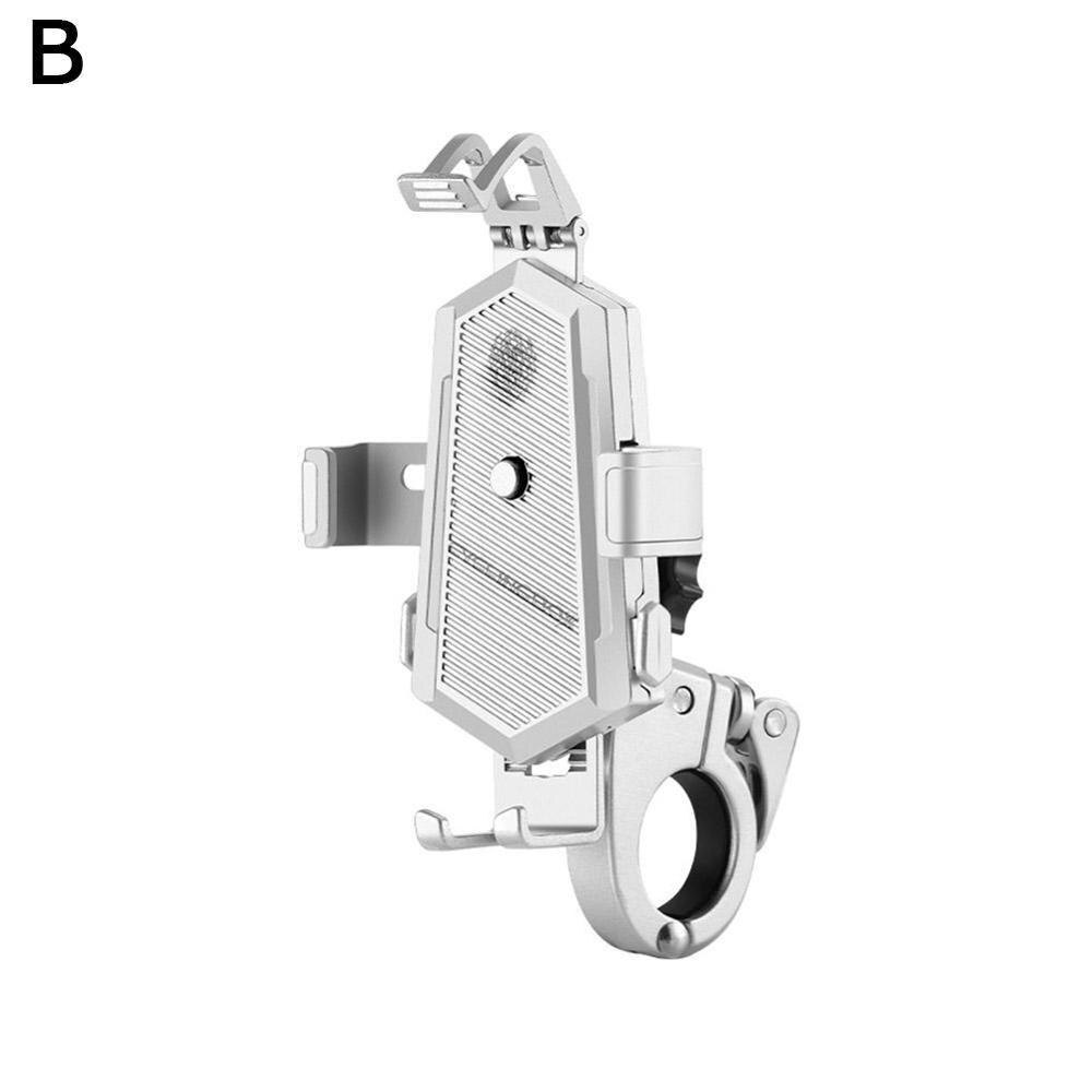 Mountainbike aluminiumslegering mobiltelefonholder el-telefon cykelholder motorcykel hol mobil navigation mobil  d3 a 9: B