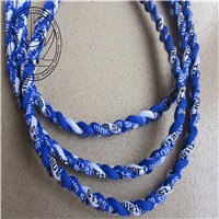 Japan en Zuid-korea trend Kettingen germanium titanium energie sport Ketting: blue white / 50cm