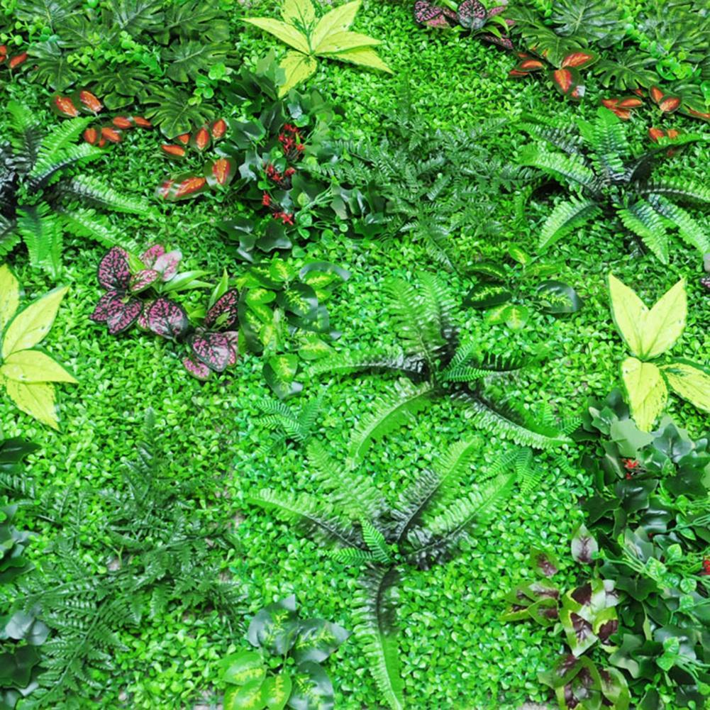 Artificial Plants Mat Privacy Fence Screen Faux Greenery Wall Panels Decorative Suitable For Outdoor Indoor