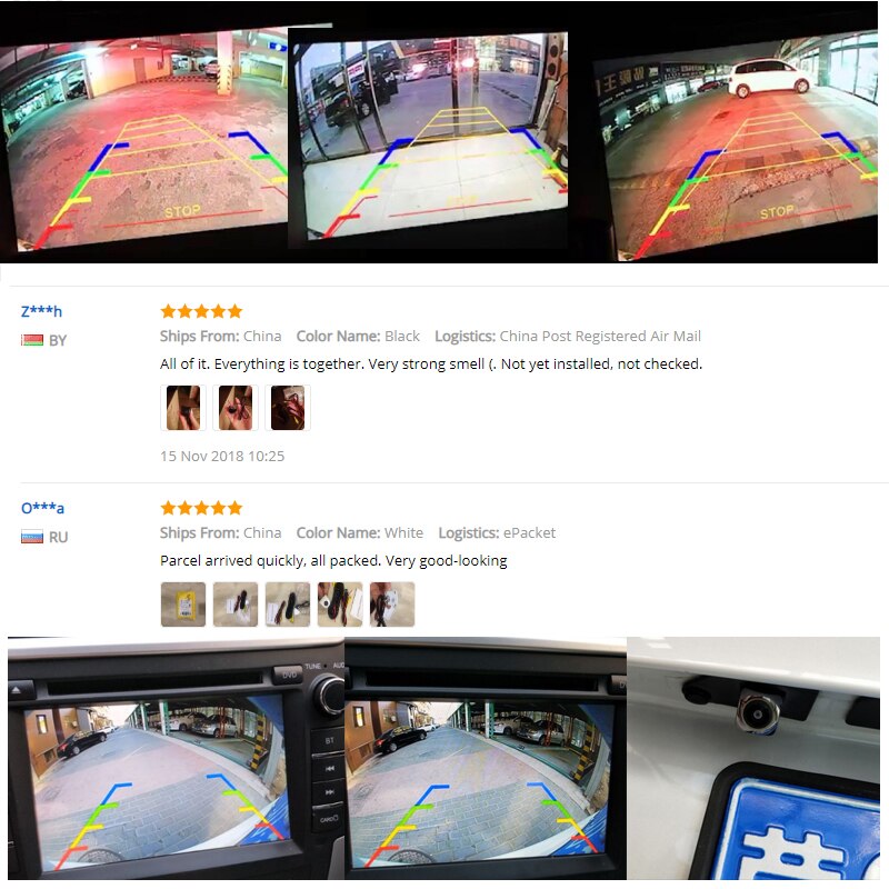 Sinairyu Del Veicolo Della Macchina Fotografica Staffa di Montaggio per Kia K3 auto Videocamera vista posteriore