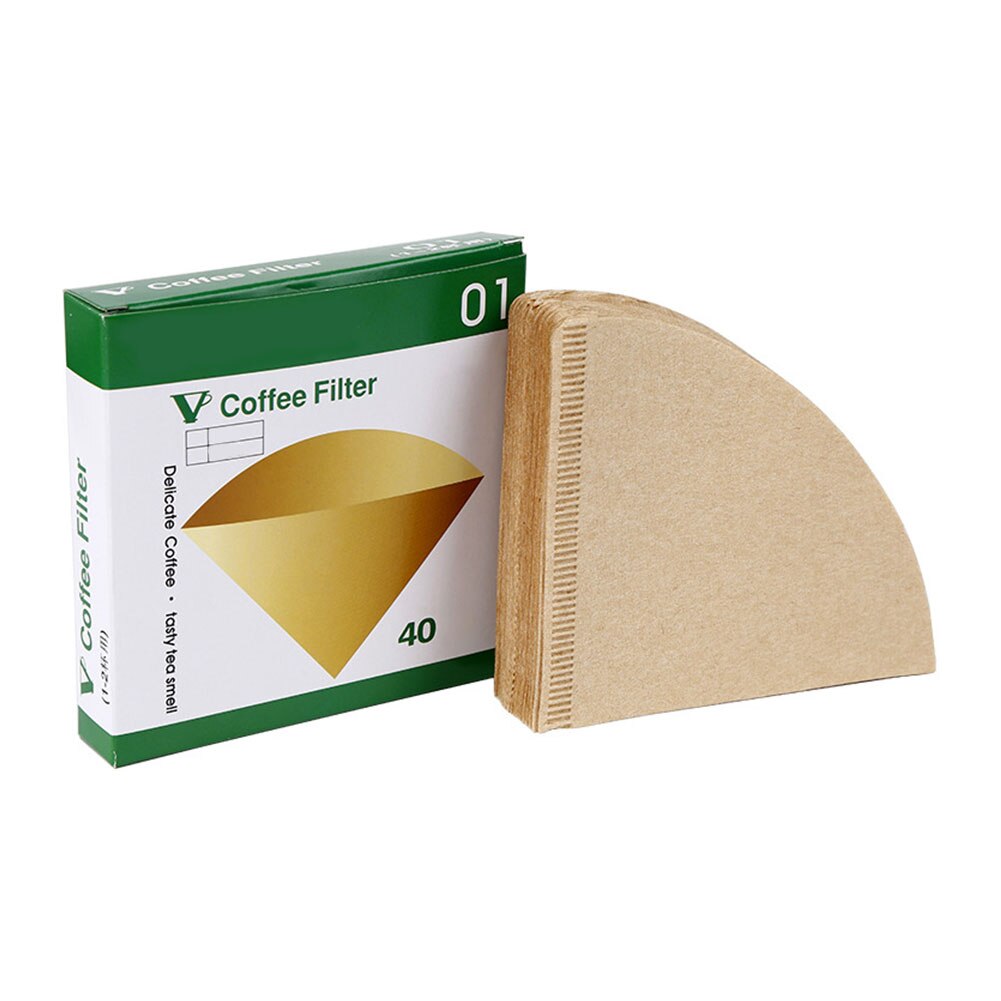 Coffee Filter Paper Unbleached 100% Natural Coffee Filter Paper V60 Style Coffee Maker Fits 1-2 Cups 2020NEW Fast Deliver