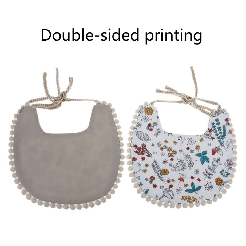 Bébé gland salive serviette florale Vintage -né photographie Double face bavoirs garçons filles accessoires Bandana campagne Costume enfants