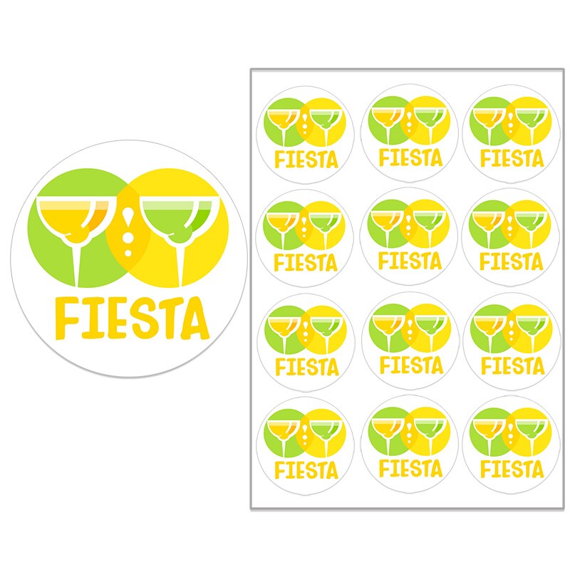 24/48pcs Mexican Party Stickers Final Fiesta Cactus Stickers Bachelorette Party Decor Summer Wedding Birthday Supplies: C / 24pcs