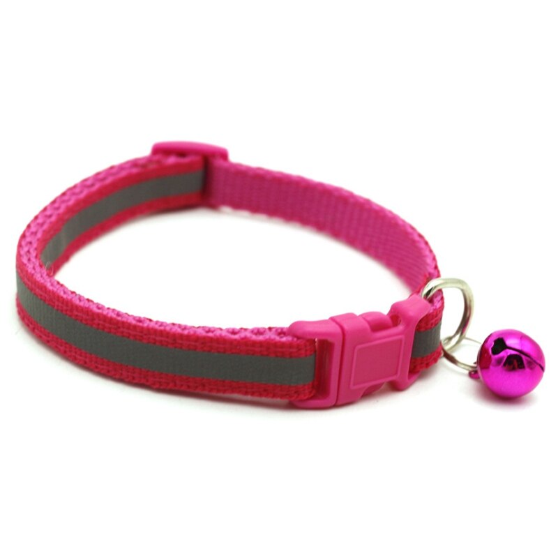 Verstelbare hondenhalsband, mooie puppyhalsbanden met bel, hondenhalsband, decoratie voor de nek van een huisdier, schattige kattenharnassen, hondenbenodigdheden, huisdierproducten: Roos