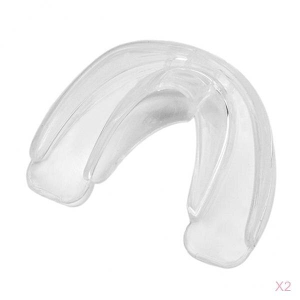 2Pcs Teeth Straightener Retainer Mouth Guards Mouthguard for Grinding Teeth, Silicone Mouthguard, Teeth Alignment