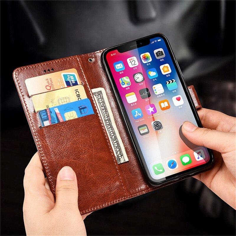 Magnetic Leather Case for Homtom HT7 HT17 Pro HT27 HT30 HT37 HT26 HT50 S12 S8 S99 Wallet Flip Card Holder Stand Phone Bags