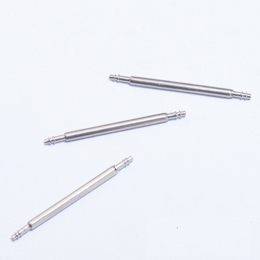 Barra de resorte de acero inoxidable, pasadores de enlace, removedor de correa de reloj, plateado, 12, 14, 16, 18, 20, 22, 24, 26 y 28mm, 100 Uds. + 1 Herramienta, novedad