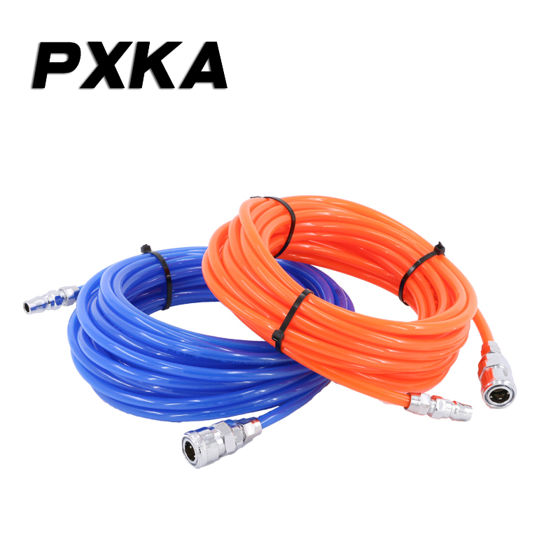 Hogedrukluchtleiding pu-slang 10 luchtpompleidingen 8mm luchtleidingen luchtcompressor met snelkoppeling 12 luchtleidingen