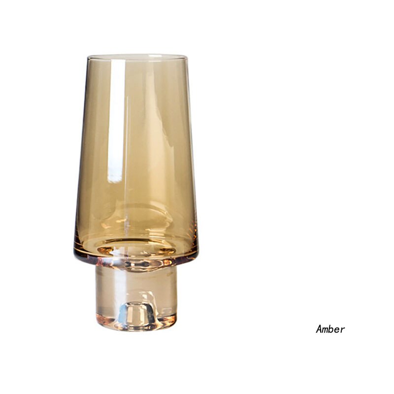 Contenedor de vino de gran capacidad de estilo europeo , juego de decantador de vidrio degradado ligero y lujoso: Amber Cup