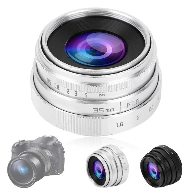 35Mm F1.6 Cctv C Mount Grote Diafragma Lens Voor Sony Nex M4/3 Fx Camera Lens Groot Diafragma lens C Mount Lens