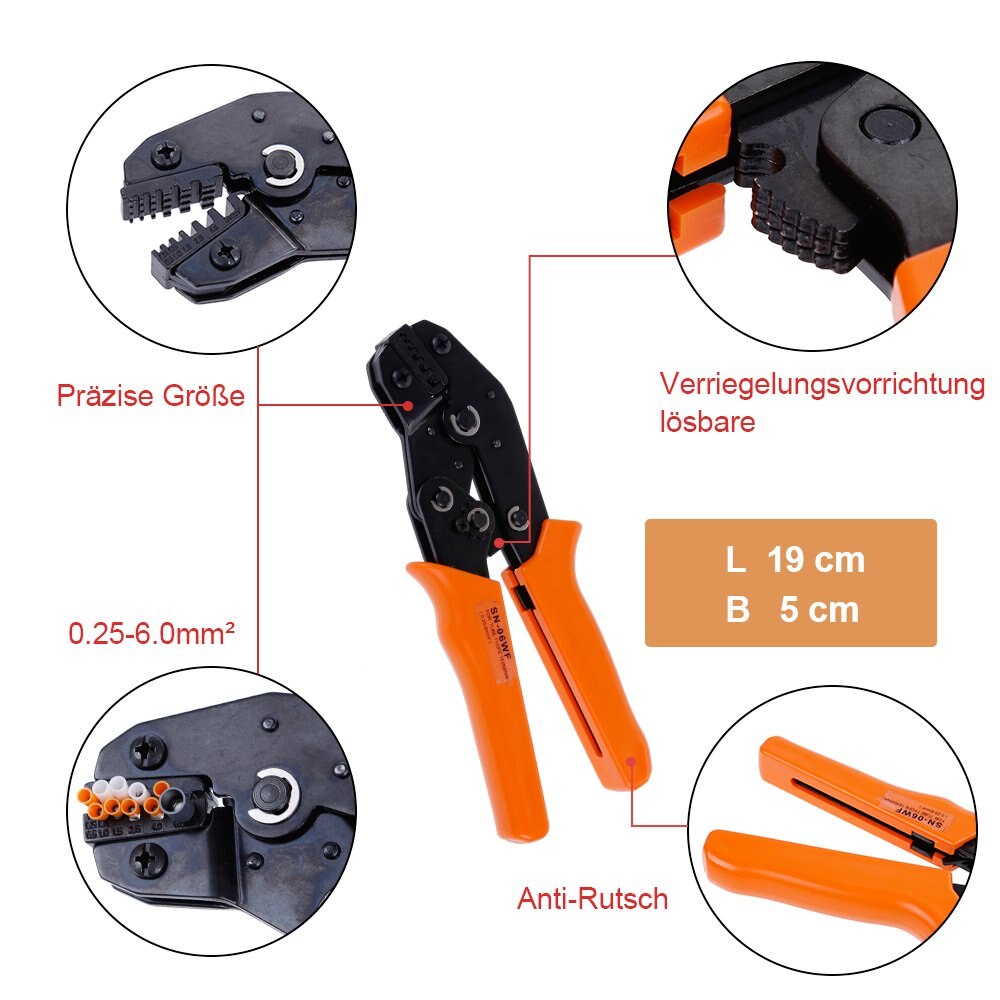 Mini plier cable ferrule crimping tool with 800pcs Cable Wire Terminal Connector Crimp Tool Kit Set
