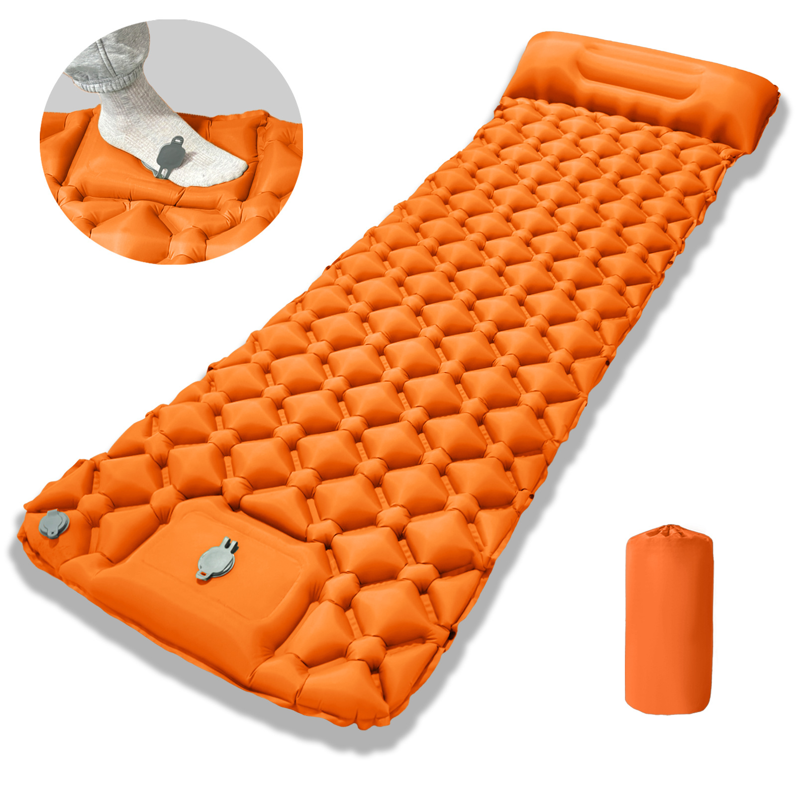 Camping Sleeping Mats -Self Inflating Sleeping Pad, Ultralight Air Mattress,Compact Sleeping Mats for Camping, Hiking, Traveling