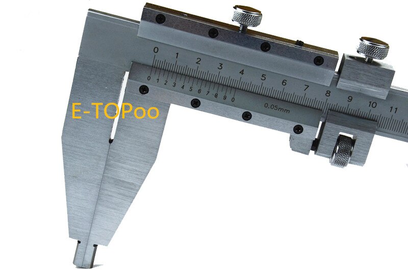 0-500mm Heavy Duty Vernier Caliper 500mm 20inch Slider Vernier Caliper Measuring Tools Gauge With Nib Jaws