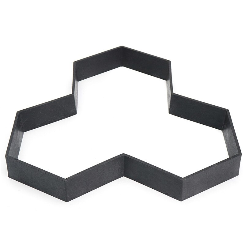 1 stk gjenbrukbare støpeformer for betong sti utlegger plen gårdsplass hage gjør-det-selv gangvei fortau belegningsform molder