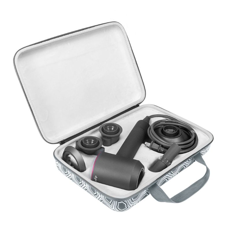 Harde eva reiskoffer, opbergtas, opberghoes, opbergdoos voor dyson supersonic föhn  hd01 hd03
