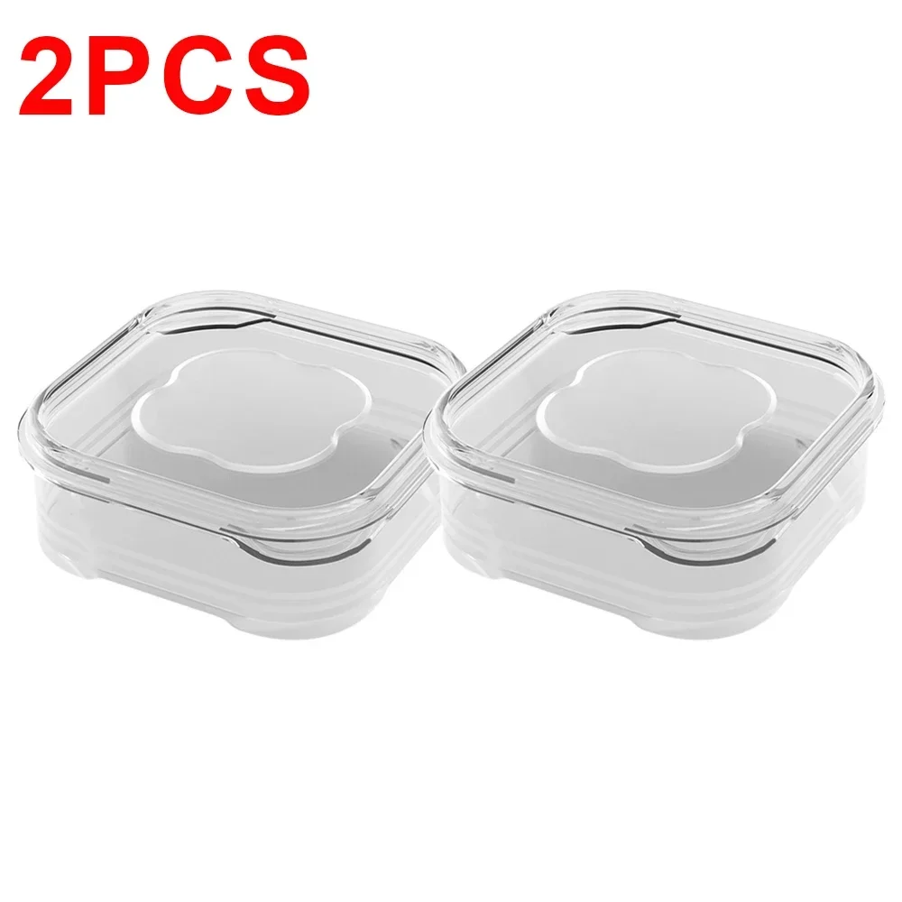 Conteneurs de stockage des aliments avec couvercle, Mini réfrigérateur Transparent, viande, légumes, conservation de la fraîcheur, boîte de rangement pour la cuisine, 5/1 pièces: XXL / Bourgogne