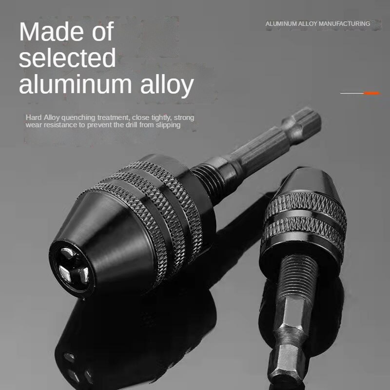 -Selling Fast Three-Claw Chuck Hexagonal Handle Electric Drill Conversion Joint Twist Drill Chuck Electric Grinder Drill Chuc