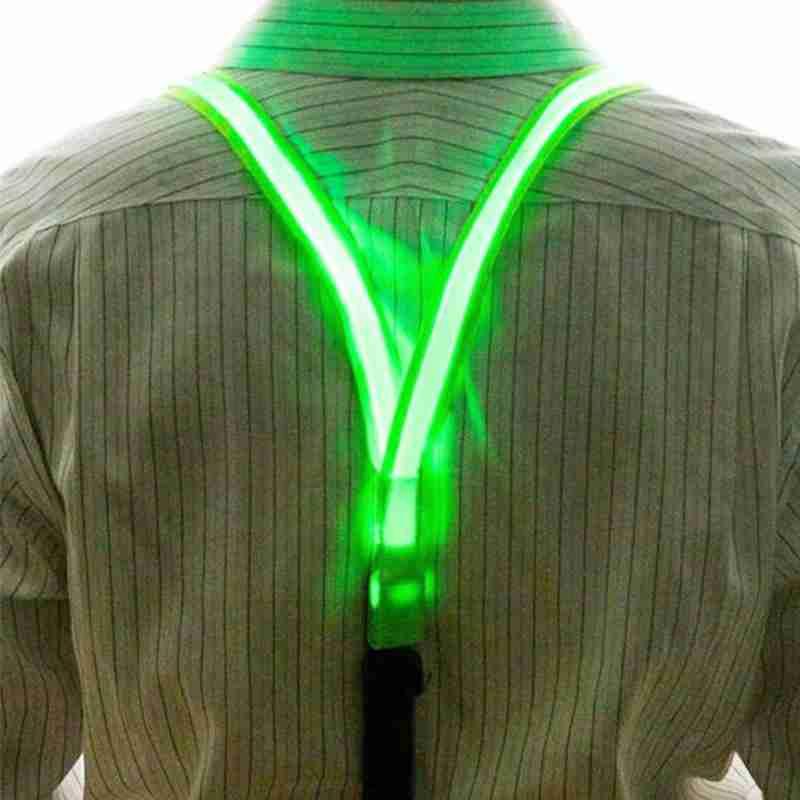 Light Up-Tirantes Led para hombre, pajarita perfecta para de disfraces, Festival de música, con iluminación Led, N5Y0