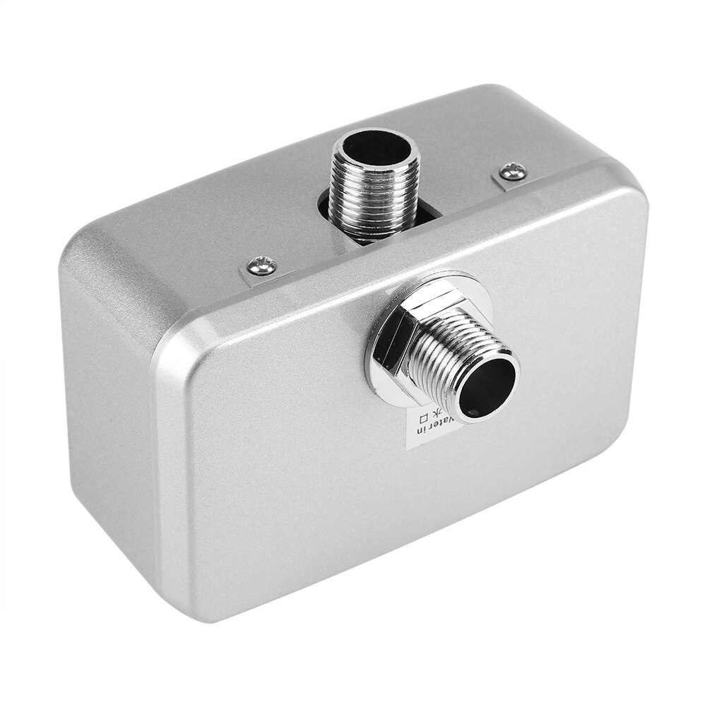 Bathroom Toilet Exposed Wall Mounted Automatic Sensor Touchless Exposed Wall Mount Urinal Flush Valve DC 6V Accessories