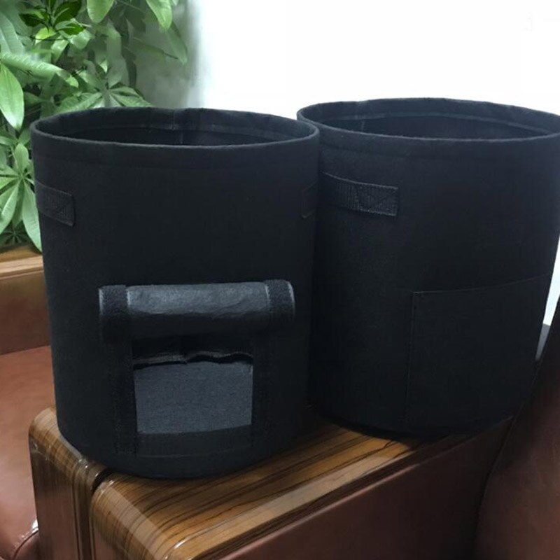 3 Size Felt Plant Grow Bags Nonwoven Fabric Garden Potato Pot Greenhouse Vegetable Growing Bags Moisturizing Vertical Tools