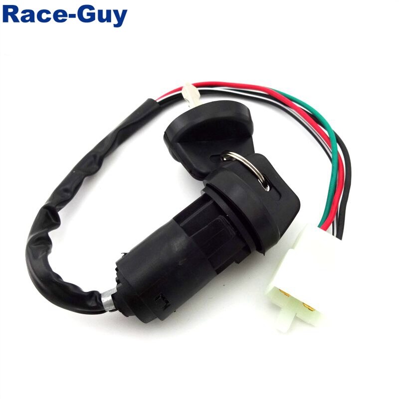 4 Pin Wire Ignition Key Switch For Chinese ATV Quad 4 Wheeler Go Kart Taotao Sunl Roketa Kazuma 50cc 70cc 90cc 110cc 125cc