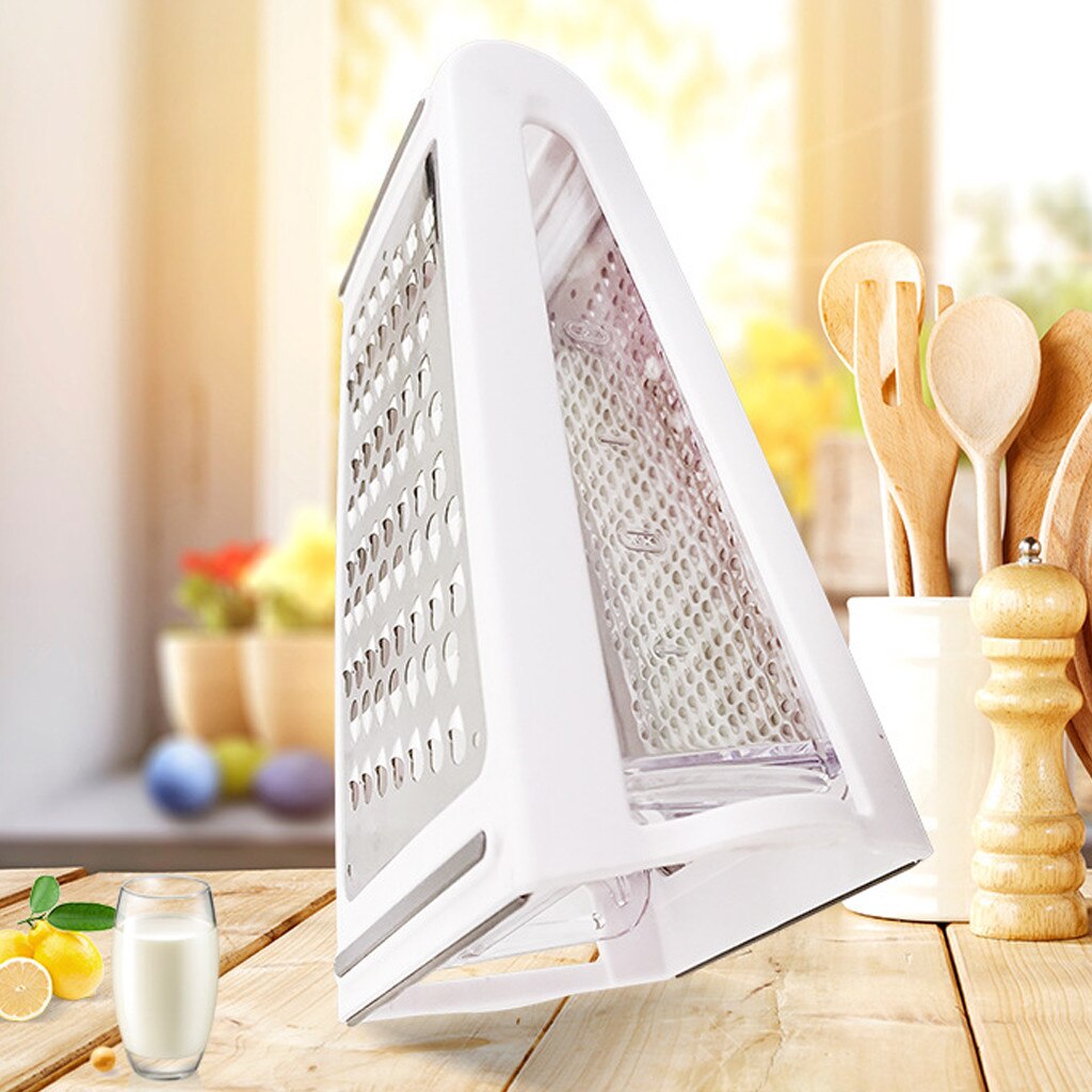 4# Box Cheese Grater - 2-sided Stainless Steel Cutter And Shredder For Cheeses Kitchen Multifunction Tool Grater Accessories