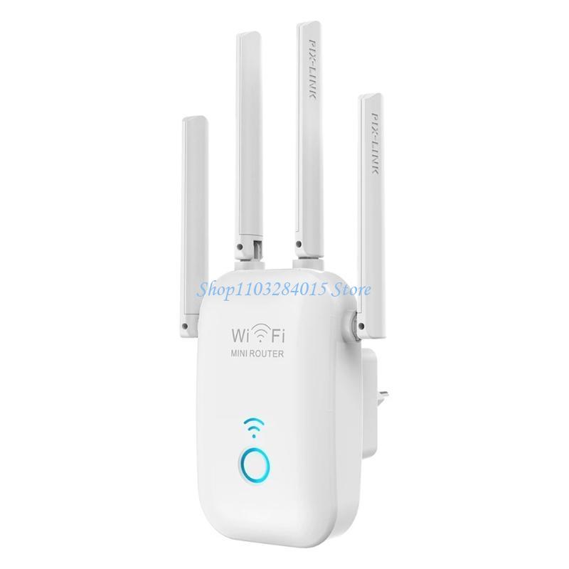 R6FF High-power WiFi Extender 1200Mbps Wireless Repeater Dual Band Expander Full Coverage Extend