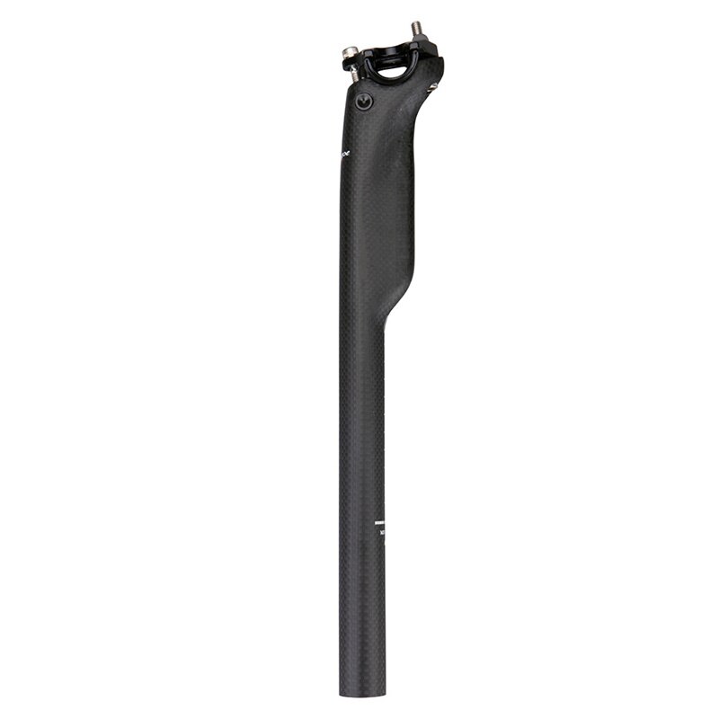 Bicycle full carbon seatpost matt 27.2 30.8 31.6x350 400mm MTB road bike flat seatpost offset