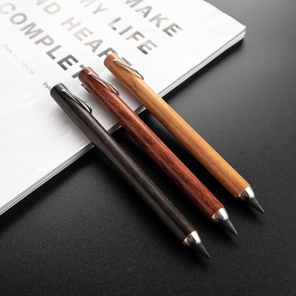 Unlimited Writing Eternal Pencil Wooden Without Ink Signature Pen Office Everlasting Stationery Pencil Business Supplies Pen