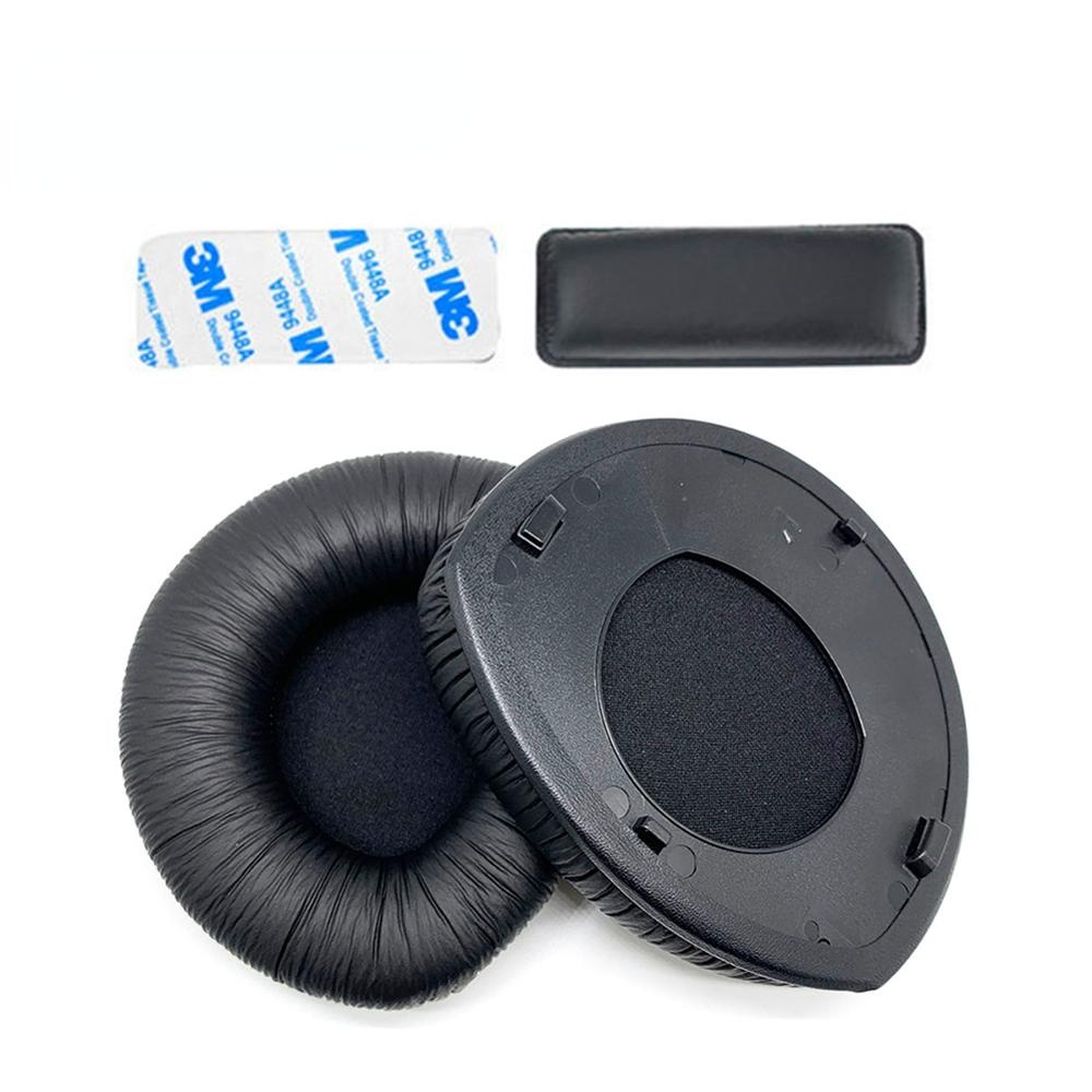 Replacement Ear Pads for Sennheiser RS110 RS160 RS170 RS180 HDR160 HDR170 HDR180 Part Earmuff Cover Cushion Cups: 1 Set of Leather