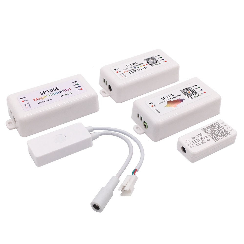 WS2811 WS2812B WS2813 WS2815 RGB LED Pixels Strip Controller SP002E SP105E SP106E SP107E SP108E SP110E SP501E