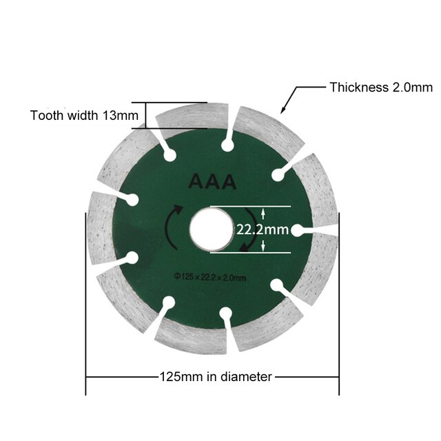 105/115/125/150/180/230mm Cutting Wood Saw Disc Diamond Saw Blades Wood Cutting Disk Wood Cutter Multitool Angle Grinder Wood: 03