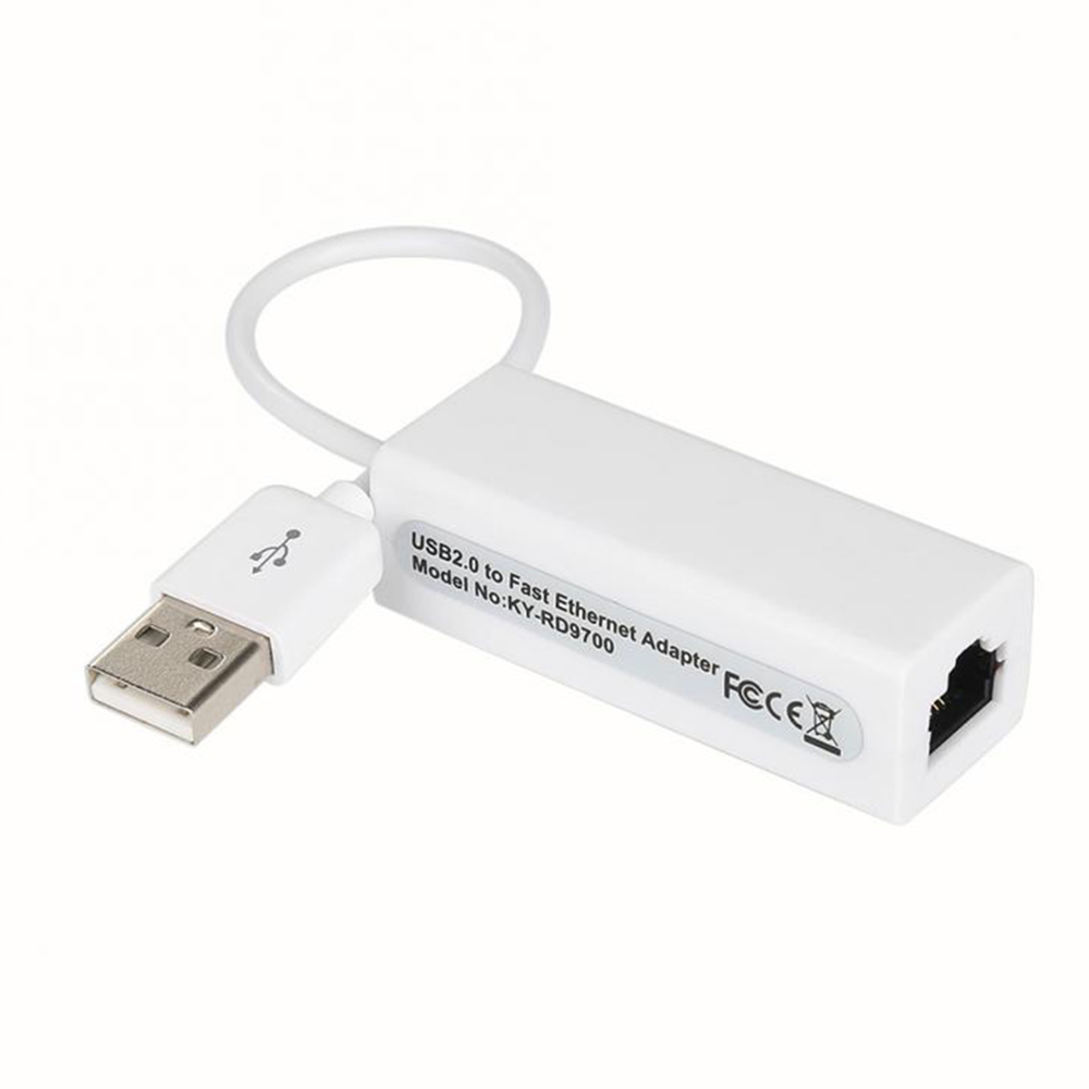 USB 2.0 Ethernet Adapter Network Card USB to Internet RJ45 Lan for Mac OS Android Tablet for PC Laptop Windows 7 8 10